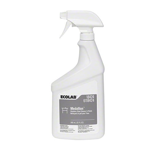 Poli et nettoyant en acier inoxydable Ecolab® Medallion, 32 oz, #6118424